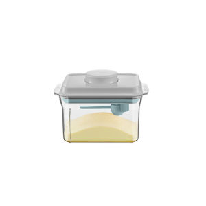 Vision 1L/1.7L/2.3L Formula Container for Baby with Scraper and Scoop Formula Dispenser BPA-Free Airtight Formula Storage Can Transparent Formula Travel Container Food Storage Container