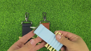 Compacts giá đỡ bóng golf chủ Keychains tổ chức portables giá đỡ bóng golf chủ với Keychains cho những người đam mê thể thao ngoài trời