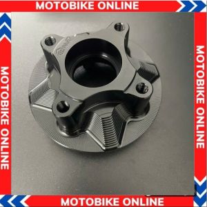 Cùi đĩa CNC MẪU NVM 2 màu trắng đen gắn (Wave100-Sonic-Raider-Ex 150/155 6 lỗ-Exciter 135 4s - Sirius- Exciter 2010)