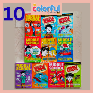 Middle School Humorous Book Series (10 books/set) by James Patterson