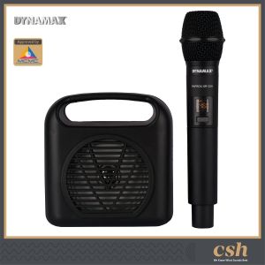 DYNAMAX SR132 Mini Portable Speaker with UHF Wireless Mic (MCMC Approval)Built-in Rechargeable Battery TWS FM Radio