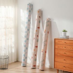 SDFBN เพวา ถุงเก็บเสื่อเย็น กันความชื้น กันฝุ่นกันฝุ่น ที่คลุมเสื่อไม้ไผ่ ทันสมัยและทันสมัย กันน้ำกันน้ำได้ ที่คลุมเสื่อไม้ไผ่ทรงตรง ของใช้ในครัวเรือน