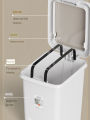(SG STOCK) Pedal Step-On Dustbin Trash Can Kitchen Waste Trash Rubbish Dust Bin Kitchen Dustbin Trash Bin With Cover. 