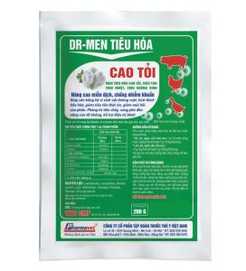 DR-MEN TIÊU HÓA CAO TỎI Kích thích tiêu hóa phong tiêu chảy trên vật nuôi Dạng bột