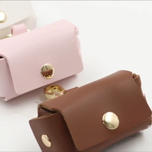 Nhỏ gọn chất liệu da PU Nhẫn KEEPER Xách Tay Chất liệu da PU Nhẫn lưu trữ Box cho vòng cổ cho chó đám cưới đề xuất yếu tố cần thiết