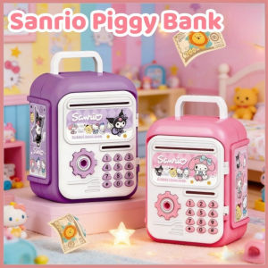 New Upgraded Sanrio Piggy Bank for Kids Large Capacity Password Anti-Fall Money Coin Savings Box