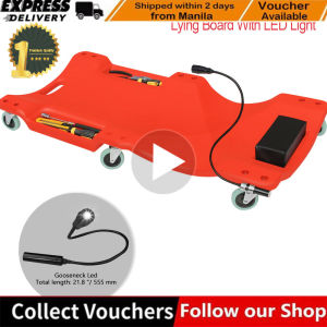 (Promotion) 40 Mechanics Workshop Car Creeper With Led Dollies mechanic bed creeper car creeper creeper for mechanic