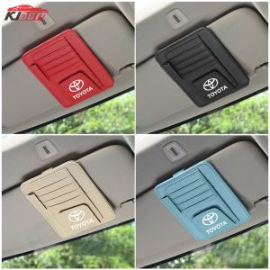 [Storage Artifact] Multi-function Car Leather Card Holder Sun Visor Storage Box Is Soft Non-slip and Wear-resistant for Toyota Honda Mitsubishi Volkswagen Nissan Hyundai Kia Ford