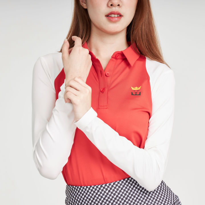 แบรนด์ EXCEED เสื้อกอล์ฟ ผู้หญิง Women's Golf Long Sleeves Shirt EC