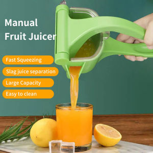 【Easy Use】Aluminium Alloy Fruit Juicer Manual Press Removable Hand Extractor Squizer Lemon Orange Citrus Fruit Juice Maker