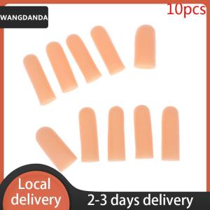 [COD] WANGDANDA Ship within 24 hours 10pcs set Silicone Gel Tube Hand Bandage Finger Protector Pain  Thumb Cap