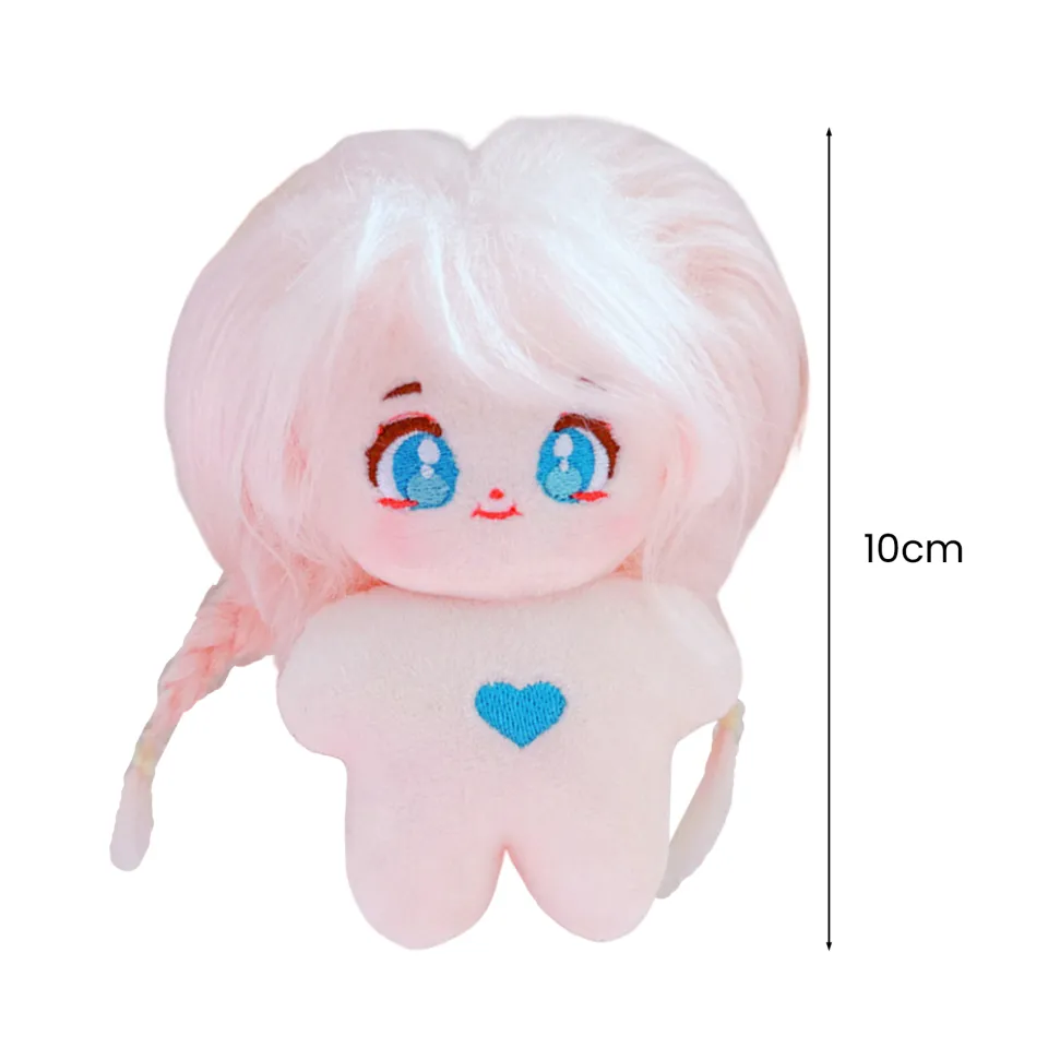 20cm Cute Cotton Doll Dress-Up Naked Baby Doll Plush Toy Girl