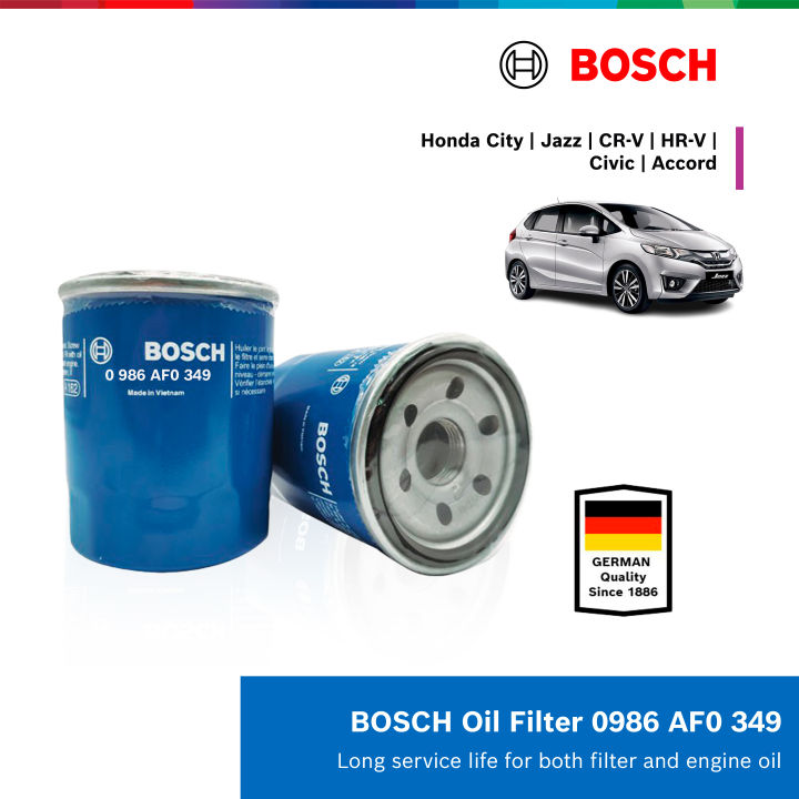 Bosch Oil Filter 0986AF0349 for Honda City Jazz Civic CRV