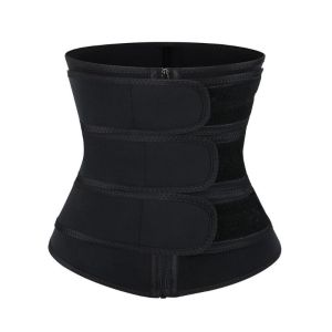 XUNDD Zipper Sweat Waist Trainer Corset Trimmer Belt Neoprene for Women Waist Shaper Workout Fitness