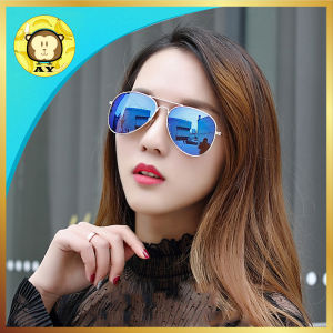 แว่นตากันแดด Sunglasses เปลี่ยนสี แฟชั่น แว่นตากันแดด blue gold sunglasses Men Women