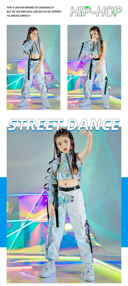 Hip-Hop Street Dance Clothes Women Concert Outfits Sets Stage Costume  Dancewear