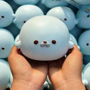 SEA JJT Cute Seal Squishy Toy Soft Slow Rebound Stress Relief Plaything