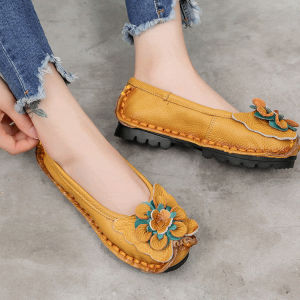 luoaa01 Giầy nữ đế mềm thoải mái thủ công