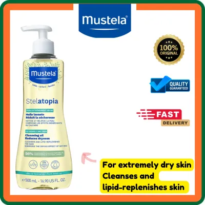 Mustela Stelatopia Cleansing Oil (Reduce dryness) | 500ML EXP:01/29