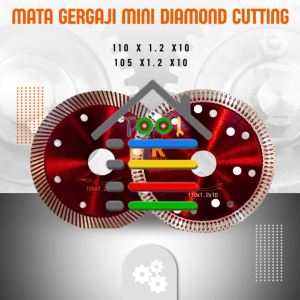 MATA POTONG KERAMIK GRANIT MARMER 4 INCH DIAMOND CUTTING DISK SAW 105/110MM
