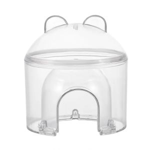 ADAM PET Hamster Cooling House Transparent Freezable Small Pet Hideout Non-Toxic Chill Pet Nest Hamster Golden Bear