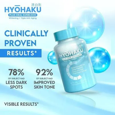 hyohaku glutathione Hyohaku Glutathione 60 capsule 730MG w Oral Sunblock Whitening Glutathione Collagen Glowy Skin Triple Anti-Aging Glutathione Collagen Swiss Placenta Hyaluronic Acid Capsules - Lazada