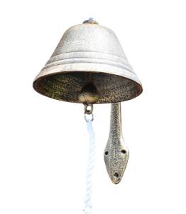 Cast iron doorbell traditional retro metal wall XXL