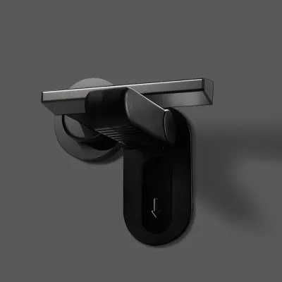 SMVU Plastic Baby Safety Locks Protection Equipment Self Adhesive Door Handle Locks Easy to Install No Hole Children Security Protector Anti Open Door