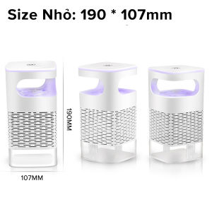 Đèn Bắt Muỗi Tia UV Cao Cấp Máy Bắt Muỗi Diệt Côn Trùng Thông Minh Có Quạt Hút Cổng USB Chính Hãng Amalife