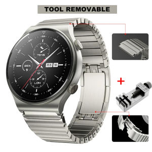 Luxury 22mm Stainless Steel Watch Band for Huawei Watch 4 GT2 3 pro 46mm Bussiness Male strap for Samsung Galaxy watch 3 45MM 316L