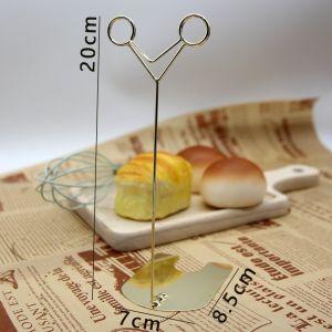 Food Tag Stand Logam Menu Stand Display Table Number Stand Price Tag Stand Price Tag Standing Food Tag