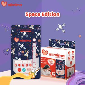 Mimima - Kantong ASI 120ml Doodle Edition