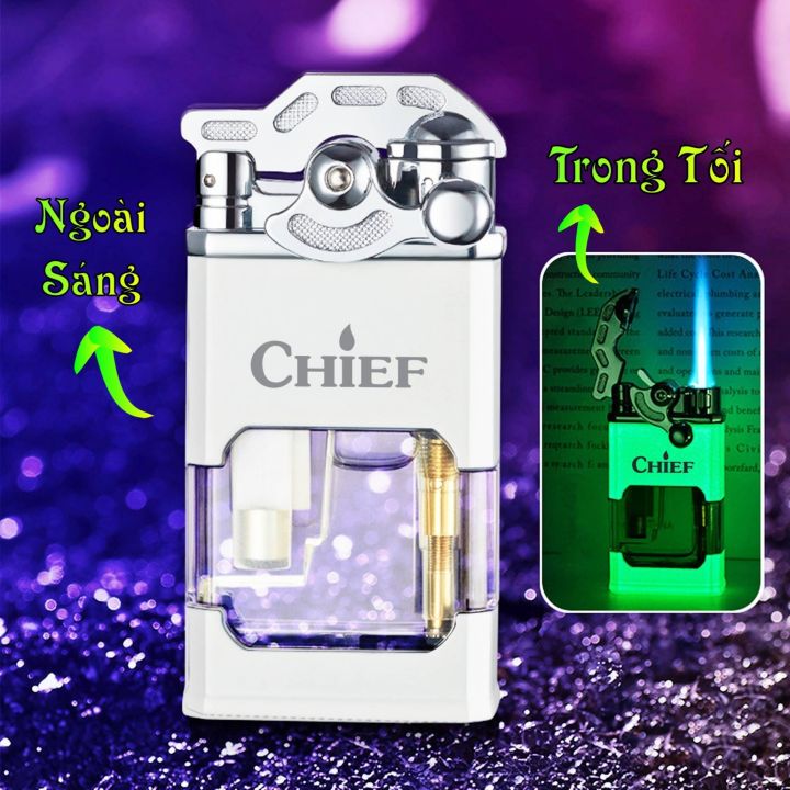 (SỐC) BẬT LỬA KHÈ GAS LỘ THIÊN CHlEF BÚNG TAY ĐÁNH LỬA CF238 (DẠ QUANG ...