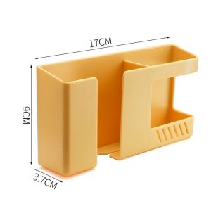 【On Sale】Wall Mounted Phone Holder Organizer Storage Box Remote Control Mounted Box