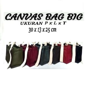 TAS MARCELLIVO CANVAS BAG SMALL BLACK