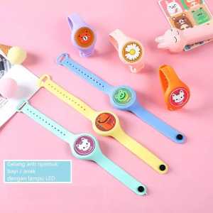 Gelang Anti Nyamuk LED Karakter - Jam Tangan Mosquito Anak