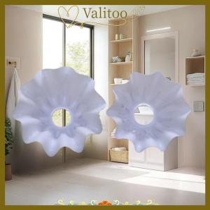 [Valitoo] 1pcs DIY tường đêm nhà hàng đèn chùm thay thế E27 nhựa chuông phong lan Chụp đèn treo đèn phụ kiện Bảng các bộ phận