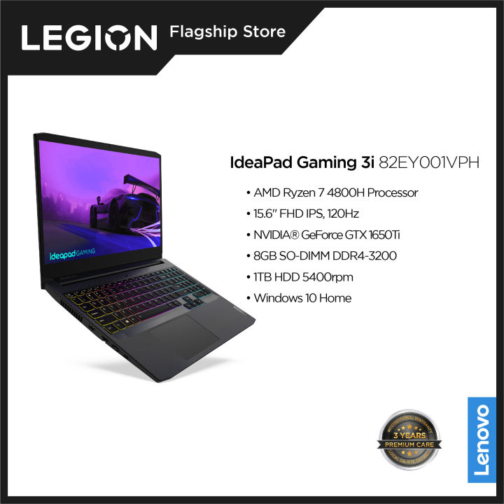Lenovo Ideapad Gaming Ryzen Laptop 4800h IdeaPad Gaming 82EY001VPH