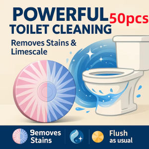 30/50PCS Blue Tablet Toilet Bowl Toilet Bowl Cleaner Automatic Toilet Cleaner Home Cleaner
