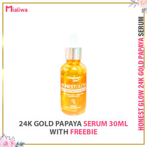 Honest Glow Facial Set Facial Foam Wash 24k Gold Papaya Serum Daily Sunscreen SPF50 Tinted Sunscreen Glass Skin Serum Fresh Night Cream Whitening Exfoliating Rejuvenating Moisturizer Face Body Soap Toner Sunblock Pimple Acne Melasma Beauty Skin Care