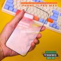 [ KHÔNG LẸM HÌNH - SIÊU TRƠN LÁNG ] -  Miếng dán cường lực iPhone 15 Pro Max Plus Zacase 3D Super Glass. 