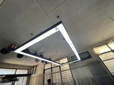 8-FT PERIMETER BILLIARD LED POOL TABLE LIGHT/ BILLIARD LAMP