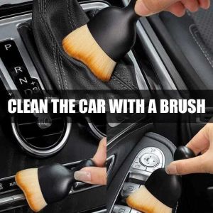 YUFEMA - Kuas Pembersih Interior Mobil Sikat Pembersih Debu Mobil Kuas Bulu Mobil Dust Removal Brush