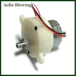 Aolie Js30 Micro Gear Motor DC 6V nhựa bánh răng động cơ điện 5 vòng phút 100 vòng phút Φ 5 mét D trục đảo ngược cho thiết bị tự động hóa