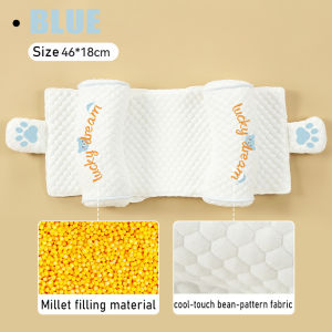 Baltra Baby Millet-Filled Shaping Pillow Breathable Infant Pillow Prevents Flat Head Pillow For Newborns