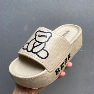 Sandal selop Wanita Beruang EVA Sandal Kantor Jeli Populer Sandal Wanita Ringan Kartun Lucu 36-41