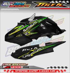 STRIPING VARIASI HONDA TIGER / STICKER LIST VARIASI MOTOR HONDA TIGER