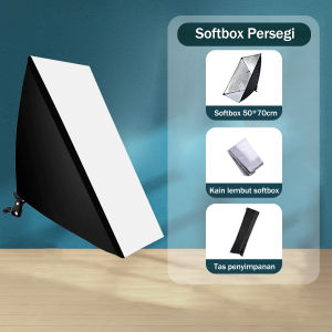 Softbox Lighting Studio Paket Studio Tripod Photography Lighting Kit Paket Lampu Studio Video Softbox