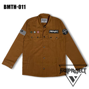 PRODUK TERBARU DISKON TERBATAS FIELD JAKET SEMI PARKA FULL PATCH FALPROJECT PATCH KEMEJA PRIA