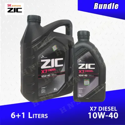 SK ZIC X7 Diesel 10W-40 Fully Synthetic Engine Oil 7L ( 7 Liters )